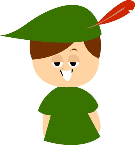 Robin Hood Ilustración Vector Sobre Fondo Blanco 13519676 Vector En