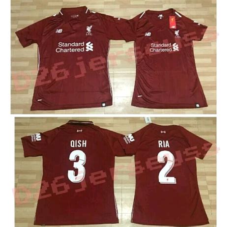 Jual Jersey Bola Couple Liverpool Home Musim Ini Grade Ori Plus