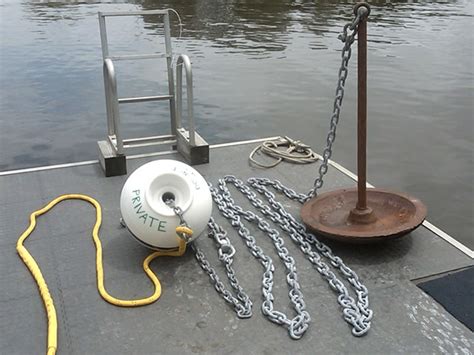 Mushroom Anchor Boat Mooring System Chesapeake Bay Maryland