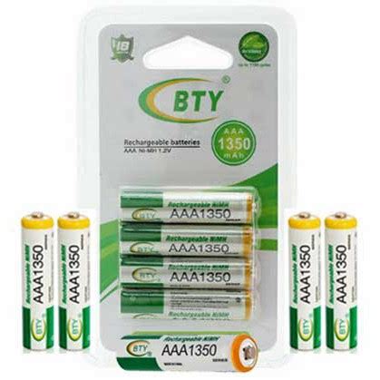 Jual Batteries Original BTY Battery Recharge Baterai AAA Rechargeable