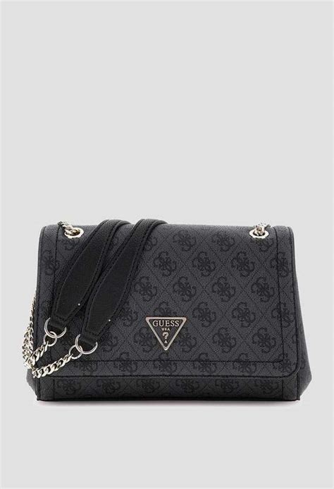 Женская серая сумка с узором Guess HWBG78.79210;CLO — Ultrashop