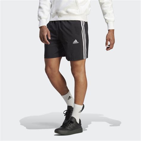 الملابس شورت AEROREADY Essentials Chelsea 3 Stripes أسود أديداس