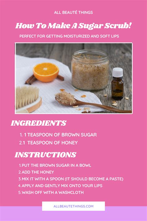 Top 18 Diy Homemade Lip Scrub Recipes For Soft Lips Artofit