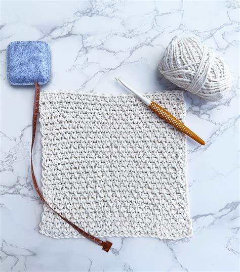 How To Crochet The Linen Stitch Tutorial Pattern Handy Little Me