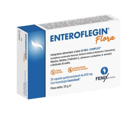 Enteroflegin Flora Integratore Per Intestino 30 Capsule TuttoFarma