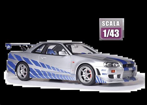 Nissan Skyline Gtr R Fast Furious Modellino Deagostini It