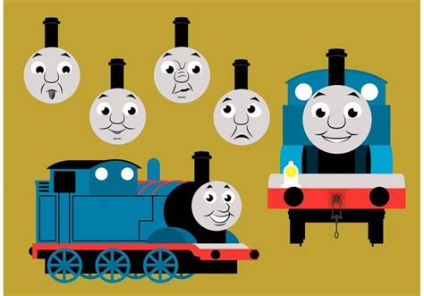 Thomas the Train Vector Characters 88669 Vector Art at Vecteezy