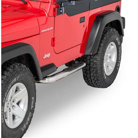 Quadratec Qr3 Heavy Duty Side Steps For 87 06 Jeep Wrangler Yj Tj