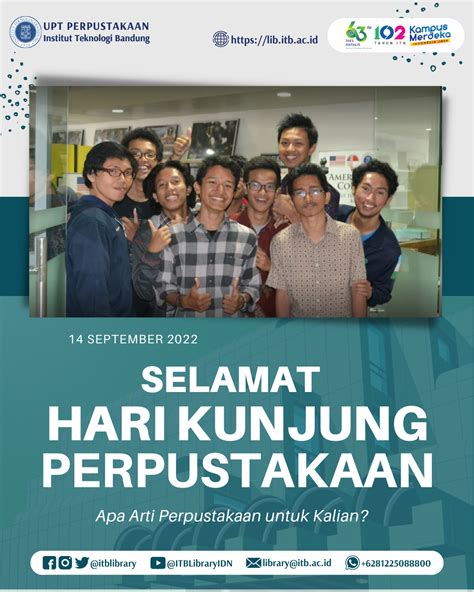 Selamat Hari Kunjung Perpustakaan Perpustakaan Itb