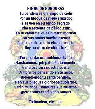 Imágenes del himno nacional de honduras