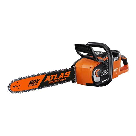 Coupons for ATLAS 80V Brushless Cordless 18 in. Chainsaw for $139.99