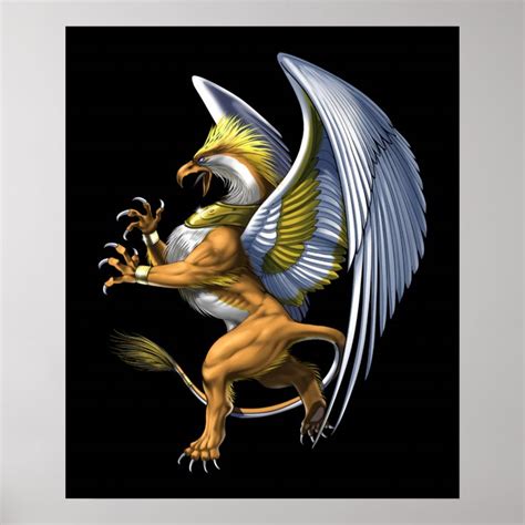 Greek Mythology Griffin Poster | Zazzle