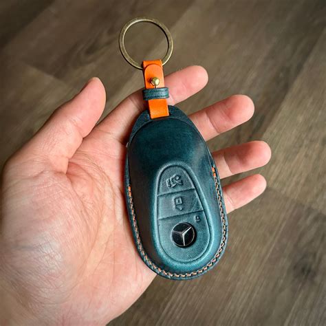 Mercedes Benz Key Fob Cover Wax Leather Shao Leather