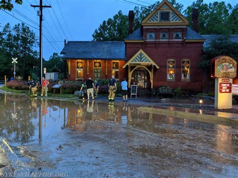 Downtown Sykesville Flooding - Sykesville Freedom District Fire Department