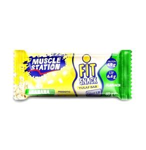 1 porsiyon 40 g Fit Snack Yulaf Bar Banana Kaç Kalori kackalori tr