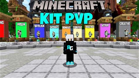 I Play Kit Pvp In Minecraft Server Minecraft Youtube