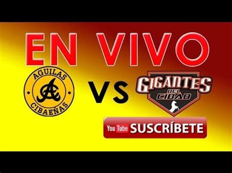 Águila Cibaeña VS Gigante del cibao vivo YouTube