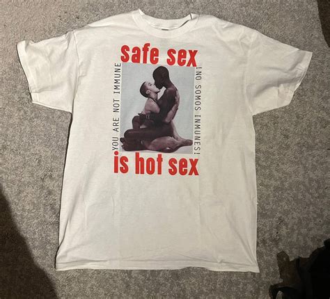 Vintage Safe Sex Is Hot Sex Retro 1990 Hiv Aids Campaign Grailed