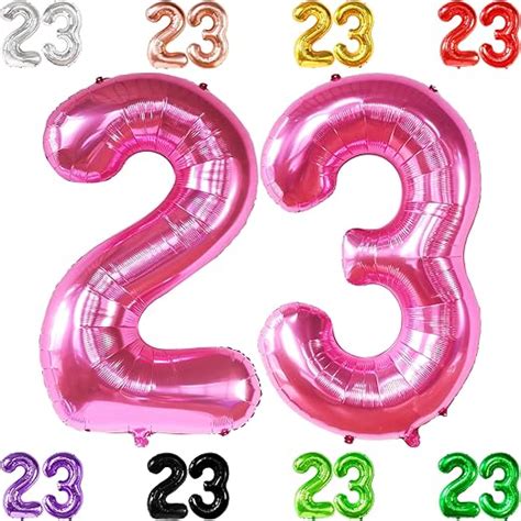 Amazon KatchOn Hot Pink 23 Balloon Numbers Big 40 Inch 23