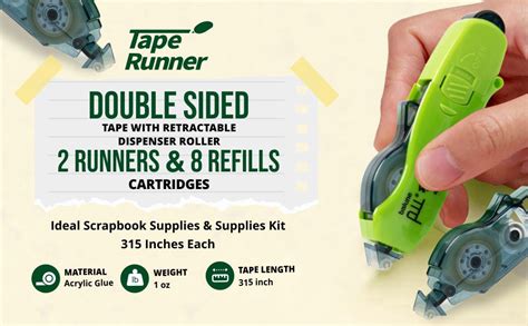 Amazon Double Sided Tape With Retractable Dispenser Roller