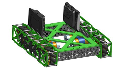 Make A Custom Mecanum Drivetrain Using Belts Chains FTC 16441 Pretty