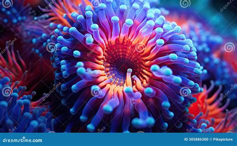 Reef Coral Polyp Stock Illustration Illustration Of Marine 305886300