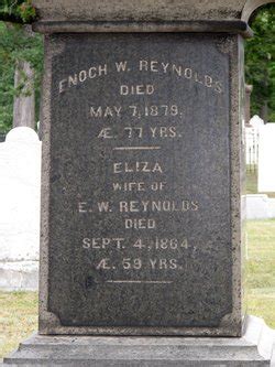 Enoch Reynolds 1802 1879 Mémorial Find a Grave