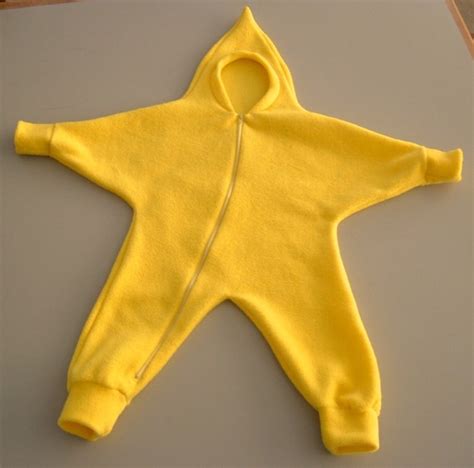 Baby Bebop Yellow Star Onesie Size 3 6 Month Yellow Fleece