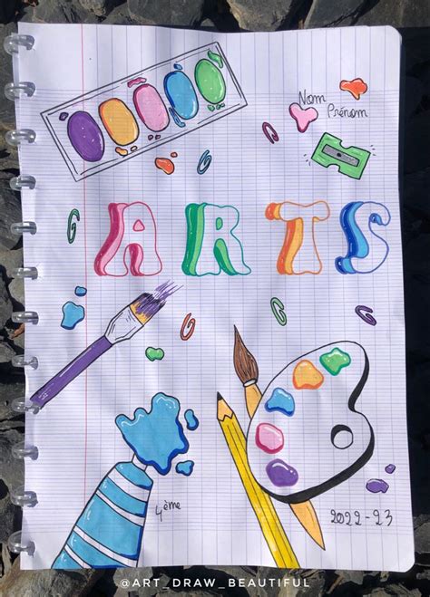 Page De Garde Fran Ais Cole Dessin School Rentr E Scolaire