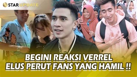 INI REAKSI VERREL BRAMASTA SAAT NGELUS PERUT FANSNYA YANG LAGI HAMIL