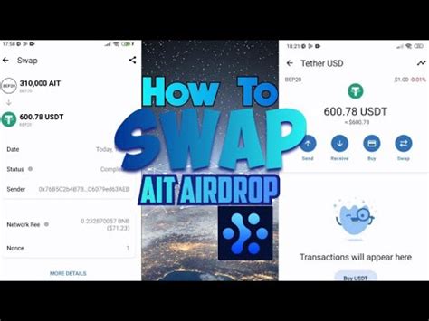 How To Swap Ai Trader Token Ait Airdrop Lastest Update Ai Trader