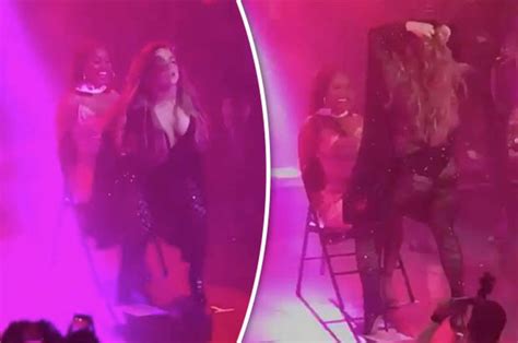 Popstar JoJo Gives Maxim Model X Rated Lesbian Lap Dance While Wearing