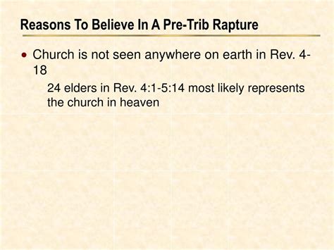 PPT - Major Event # 1 - The Rapture Of The Church PowerPoint