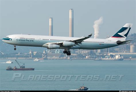 B HXF Cathay Pacific Airbus A340 313 Photo By Wolfgang Kaiser ID