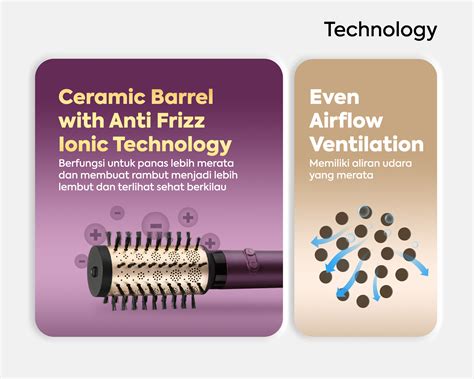 Jual Big Hair Dual Hot Air Styler Blas E Sisir Pengering Rambut Shopee Indonesia