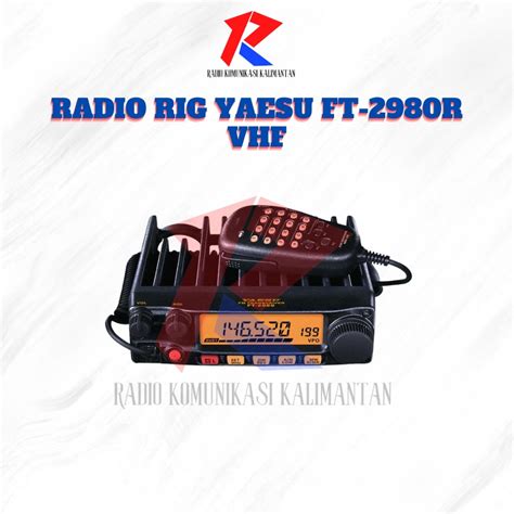 Jual RADIO RIG YAESU FT 2980R VHF ORIGINAL Shopee Indonesia