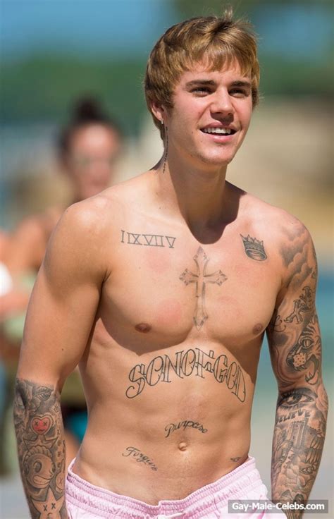 Justin Bieber Paparazzi Sexy Shirtless Photos Gay Male Celebs