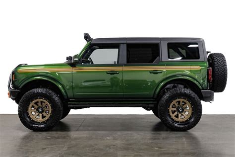 2022 Ford Bronco Eruption Green Metallic With 56 Miles Available Now Used Ford Bronco For