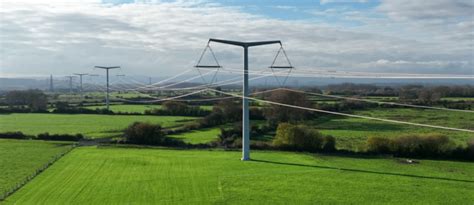 National Grid Energises First Hinkley Point T Pylons Running Through