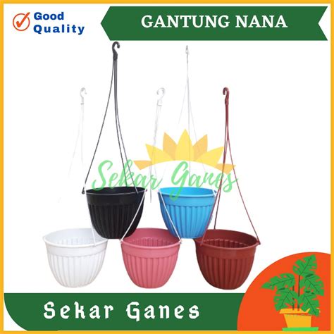 Jual Pot Gantung Nana 20 Putih Mirip Pot Gantung Pumba 20 Murah Warna