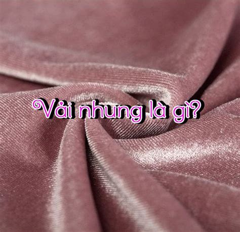 Vải Nhung Là Gì Đặc điểm ứng Dụng Và Kinh Nghiệm Lựa Chọn Vải Nhung