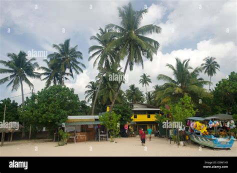 Jungle Beach Unawatuna Sri Lanka Stock Photo Alamy