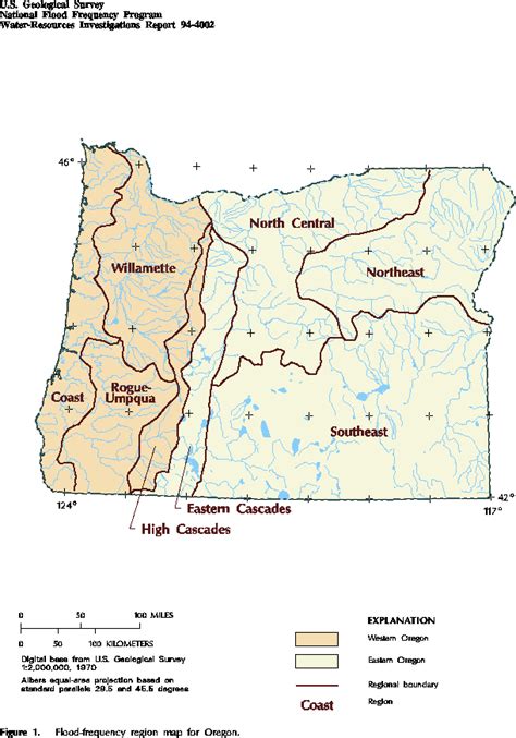 Summary Of Oregon Flood Frequency Techniques