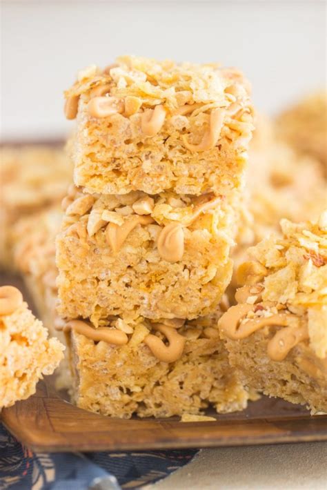 Peanut Butter Potato Chip Rice Krispie Treats The Gold Lining Girl