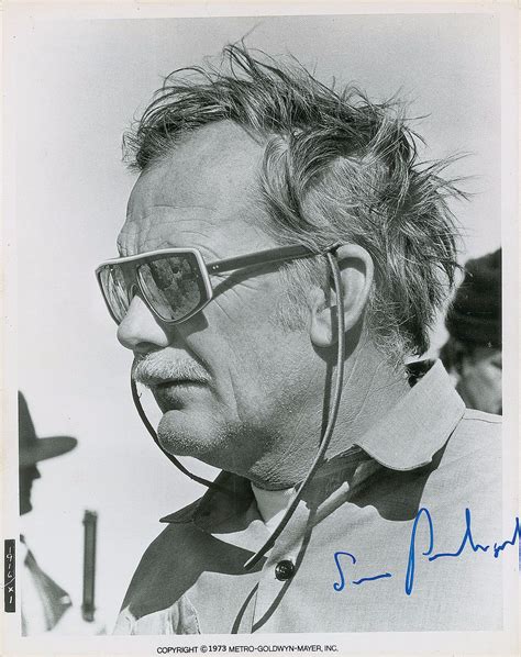 Sam Peckinpah Signed Photograph