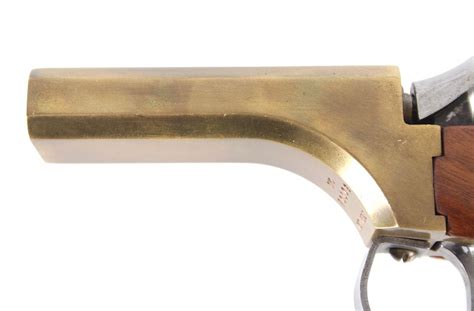 Cmc Double Barrel 36 Cal Brass Percussion Pistol Sold At Auction On 4th March North American