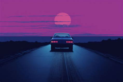 riding car vehicle horizon nature. | Free Photo Illustration - rawpixel