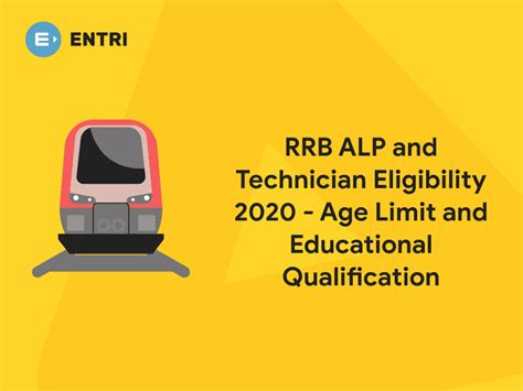 RRB ALP and Technician Eligibility 2022 - Age Limit and Educational Qualification - Entri Blog