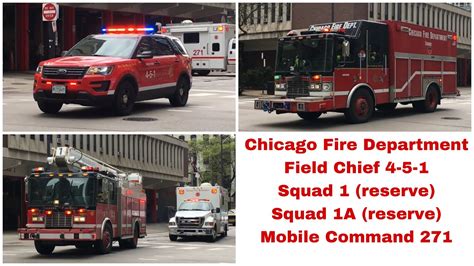 Chicago Fire Dept Field Chief 4 5 1 Squad 1 Squad 1a And Mobile