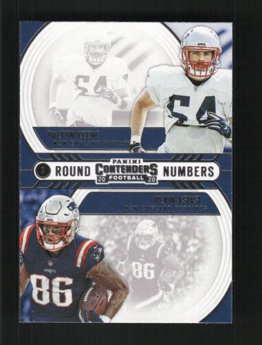 Panini Contenders Rn Ka Keene Asiasi Round Numbers Football Card